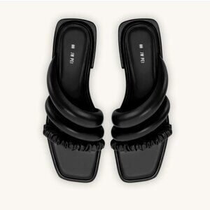 NWOB | JW PEI | Jada Flat Mule | Black | Sz 39